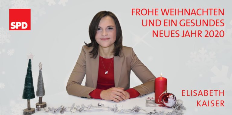 Weihnachts- und Neujahrsgrüße von Elisabeth Kaiser
